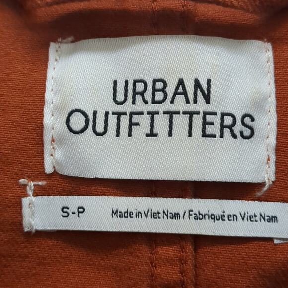 Urban Outfitters orange cropped jacket size S - Picture 3 of 5